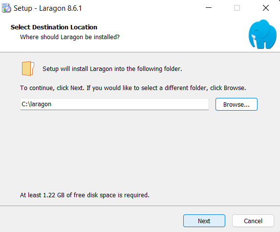 Halaman download Laragon
