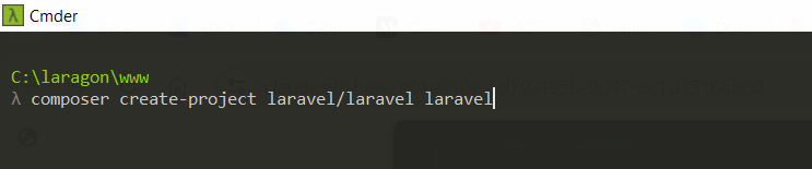 Membuat project Laravel